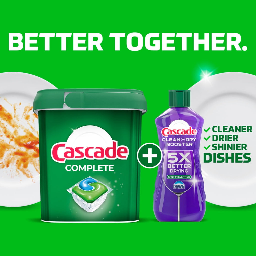 Complete Dishwasher Detergent Fresh, 55ct