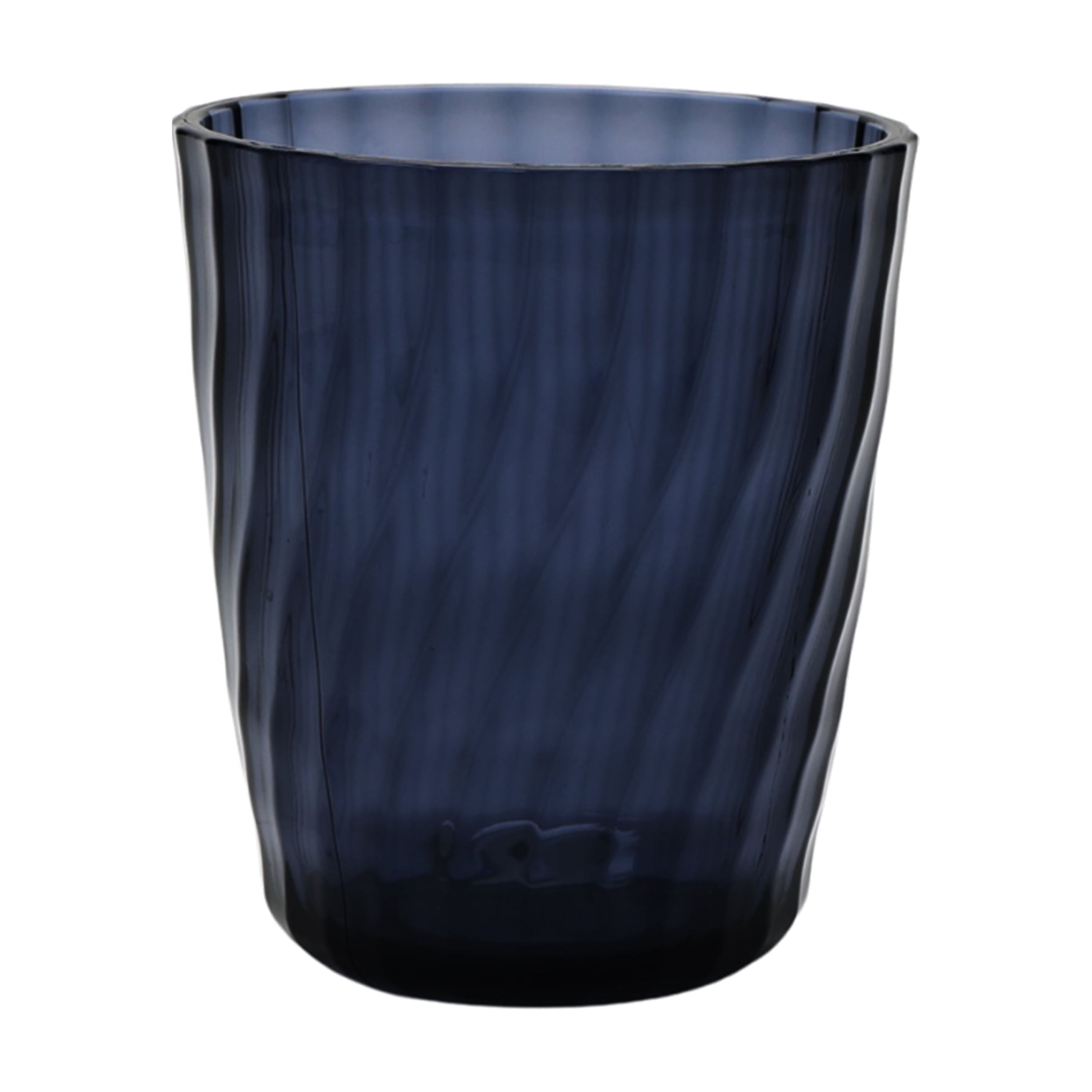 14-Ounce Acrylic Short Embossed Swirl Texture Tumbler, Blue