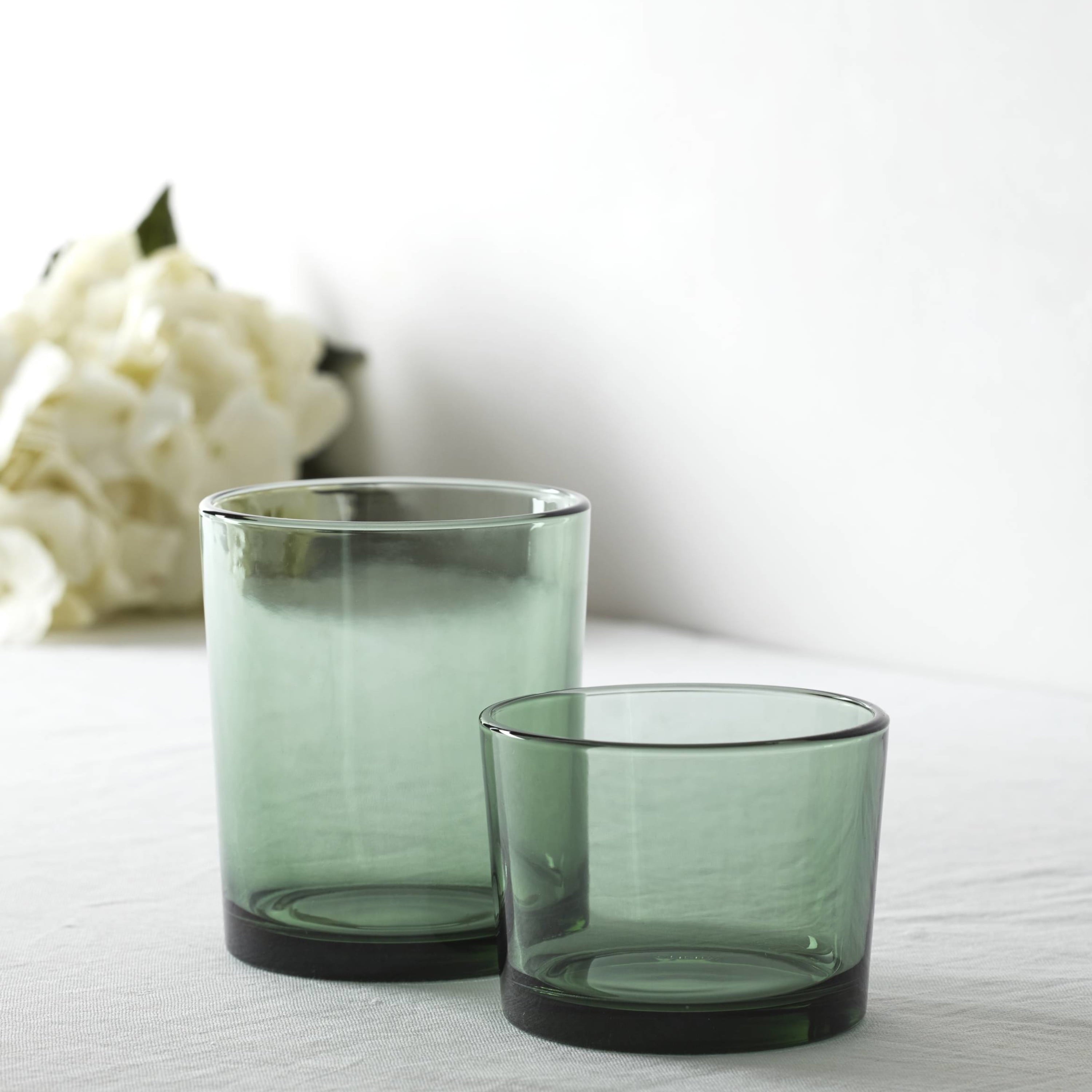 Entertain 365 12-Piece Clear Glass Stackables Drinkware Set