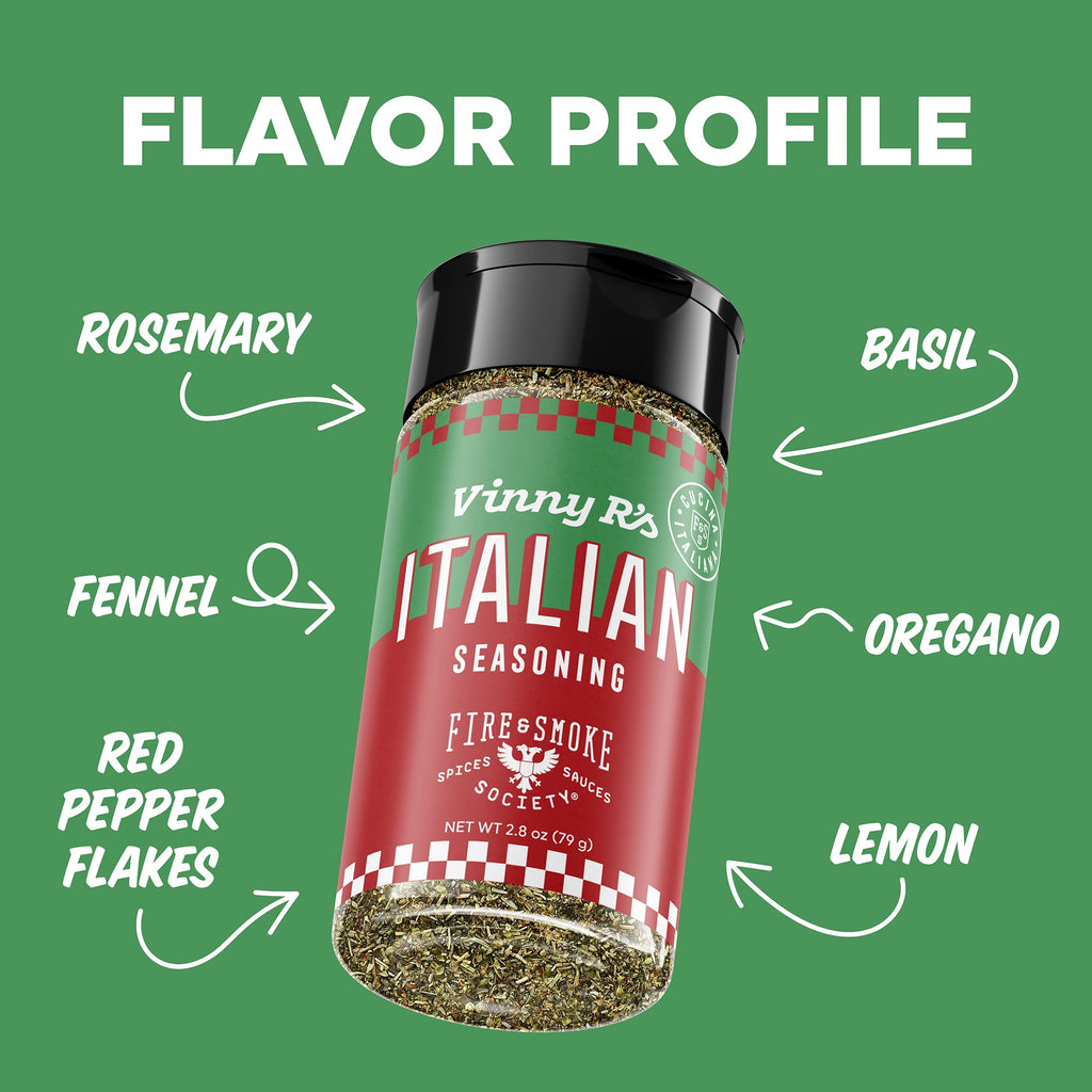 Fire &amp; Smoke Society Italian Seasoning, 2.8 Ounce Mixed Spices &amp; Seasonings