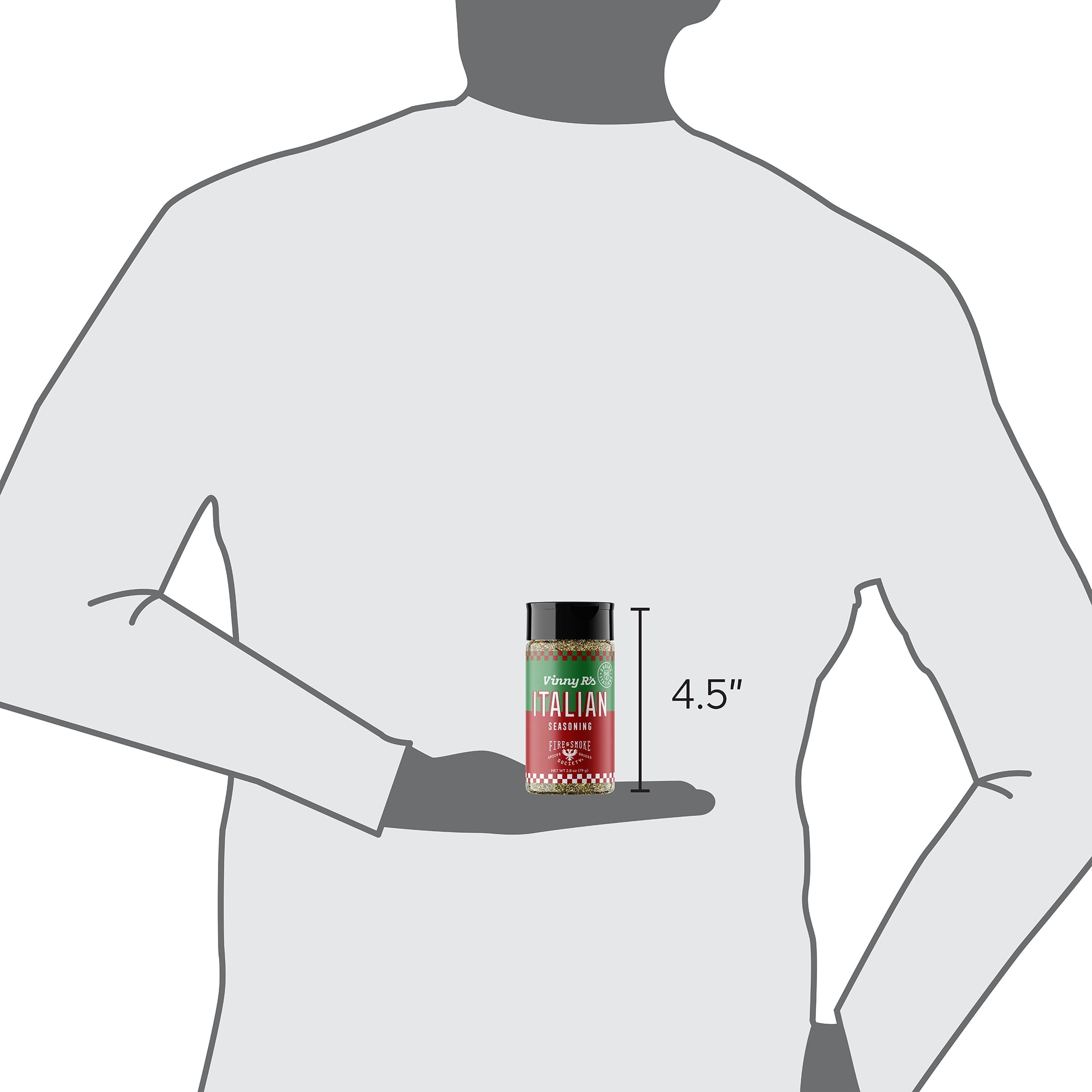 Fire &amp; Smoke Society Italian Seasoning, 2.8 Ounce Mixed Spices &amp; Seasonings
