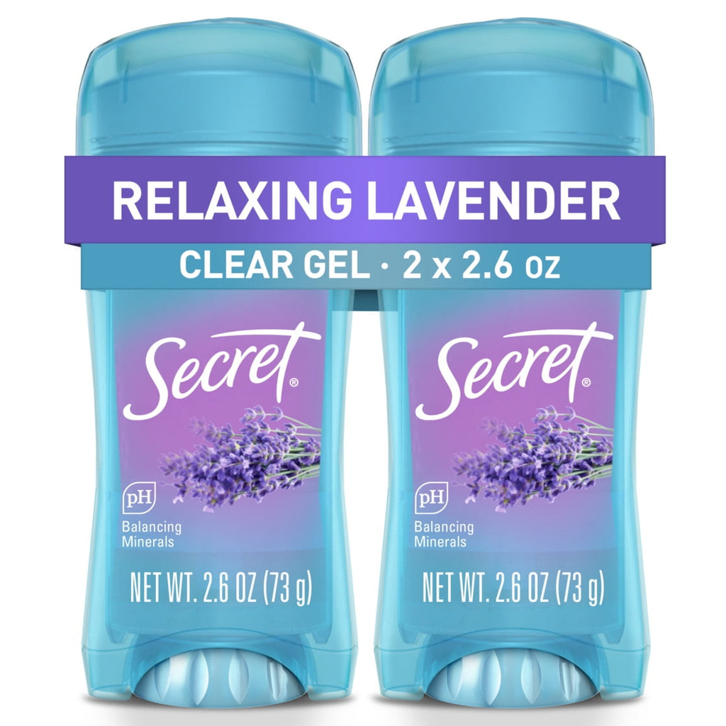 Fresh Clear Gel Antiperspirant Deodorant, Lavender, 2.6 oz (2 Pack)