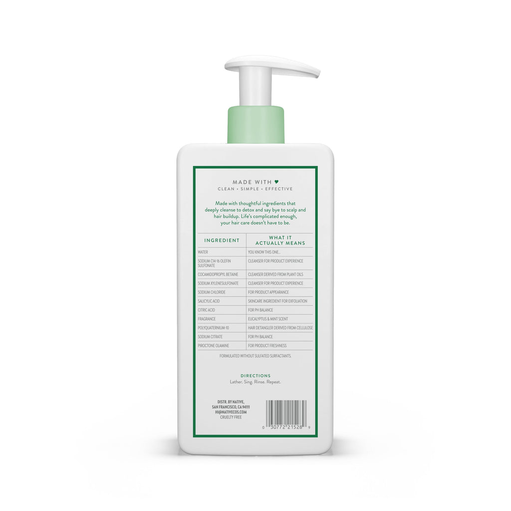 Detox Eucalyptus and Mint Shampoo 16.5 fl oz