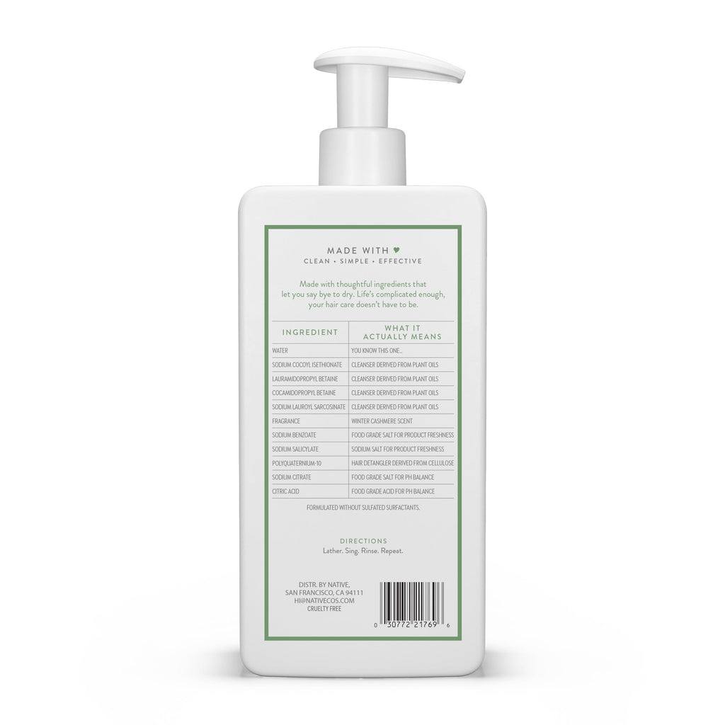 Limited Edition Winter Cashmere Shampoo 16.5 oz