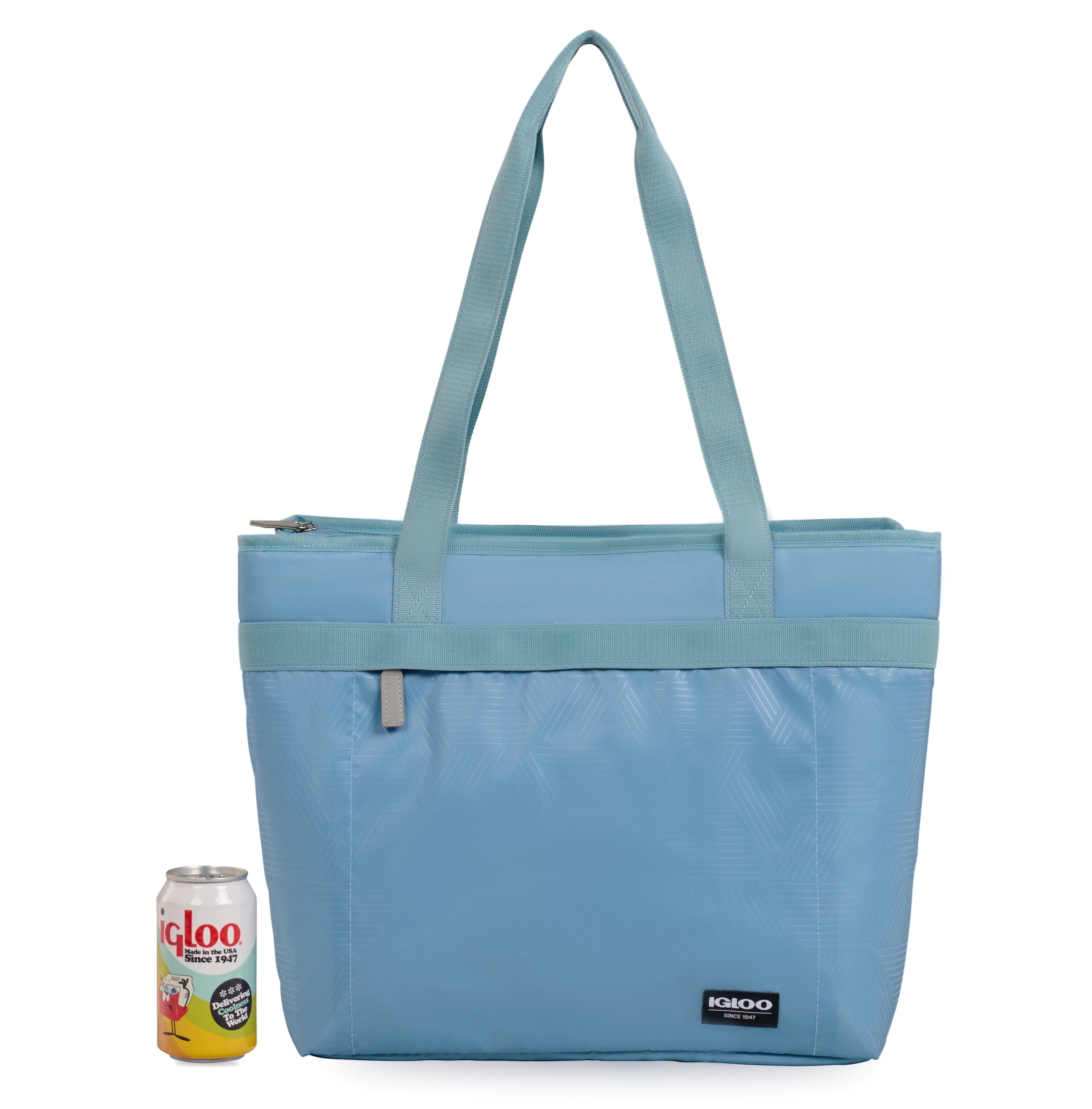 20 Can Capacity Laguna for Compartment Soft-Sided Tote Cooler Bag, Powder Blue