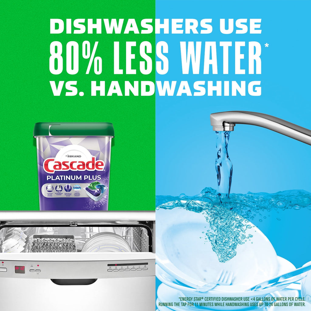 Platinum Plus Dishwasher Detergent Pacs, Fresh, 28 Count