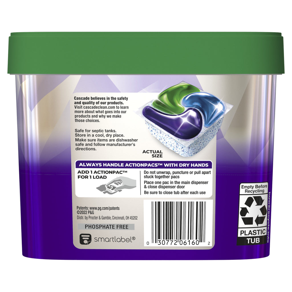 Platinum Plus Dishwasher Detergent Pacs, Fresh, 28 Count
