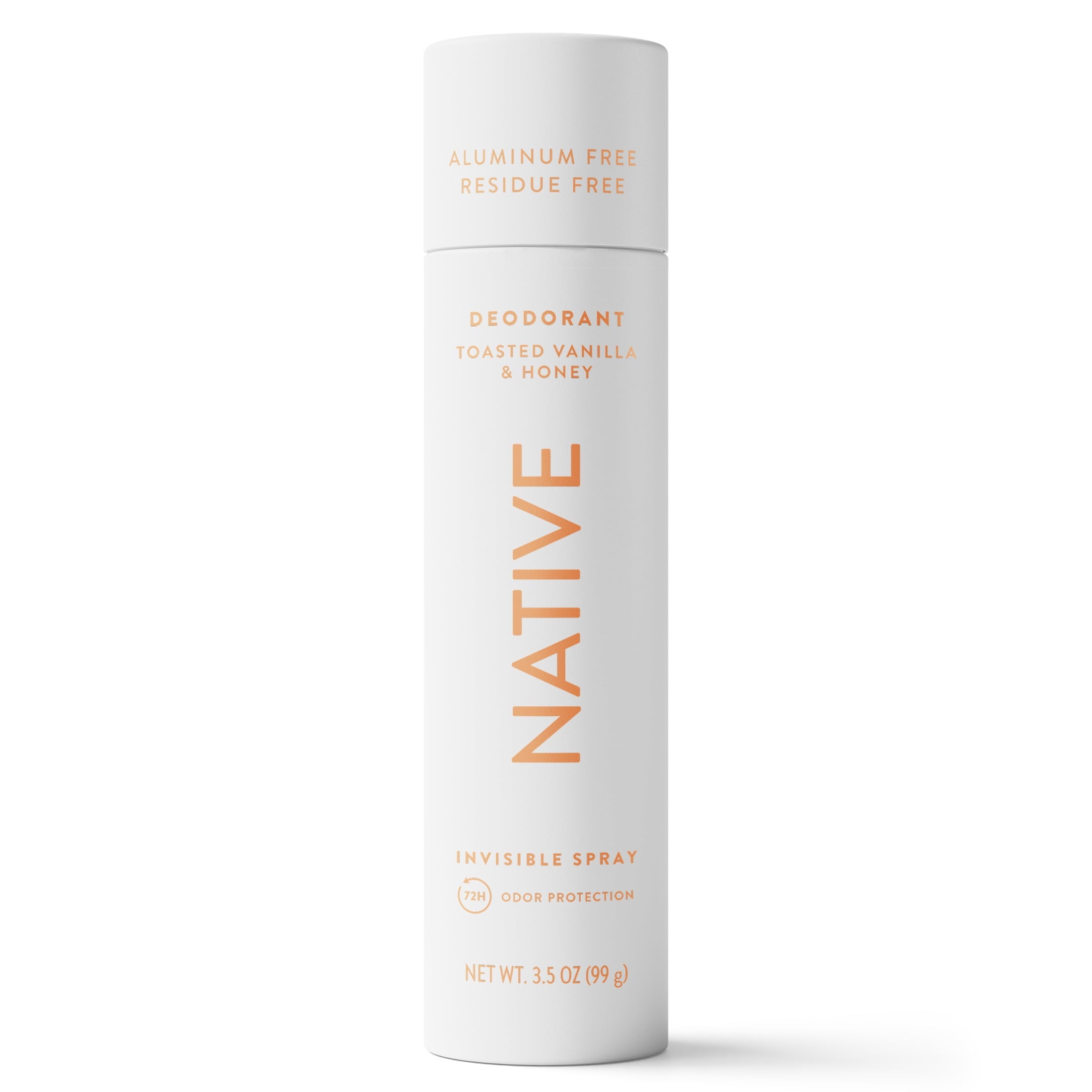 Aluminum Free Deodorant Spray For Women, 72 Hour Deodorant Spray, Toasted Vanilla &amp; Honey, 3.5oz
