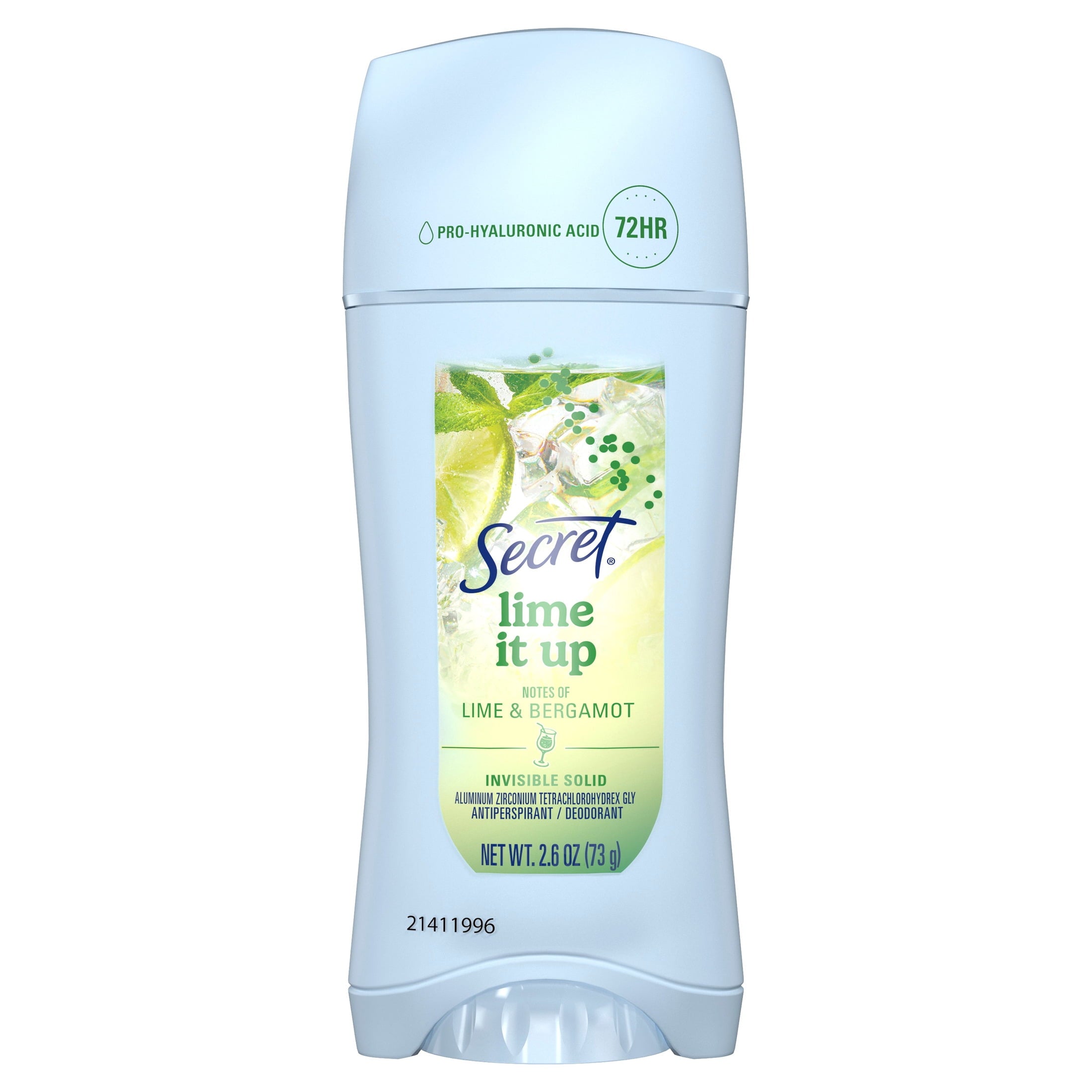 Fresh Invisible Solid Antiperspirant &amp; Deodorant for Women, Lime It Up, 2.6oz