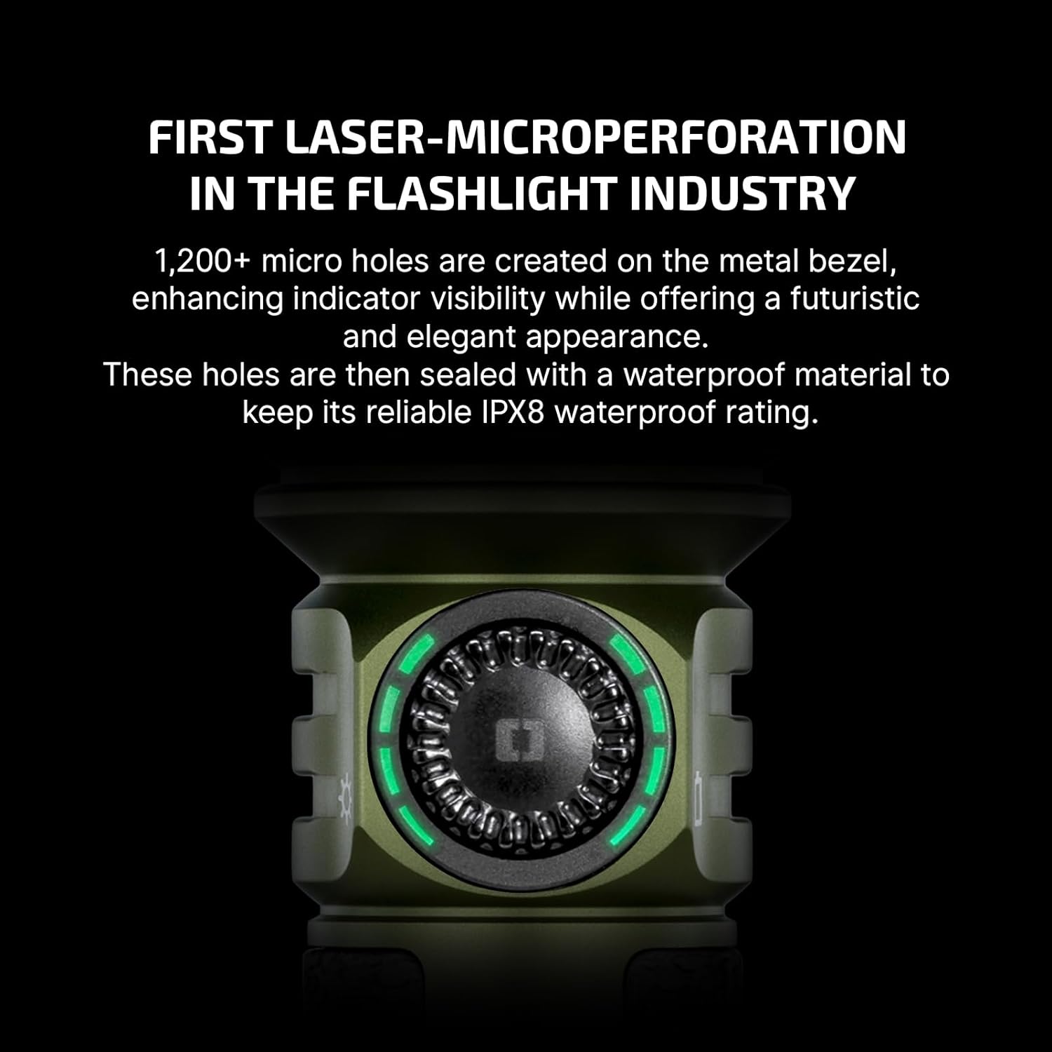 Seeker 4 Pro CW 4600 Lumens LED Rechargeable Flashlight, Black