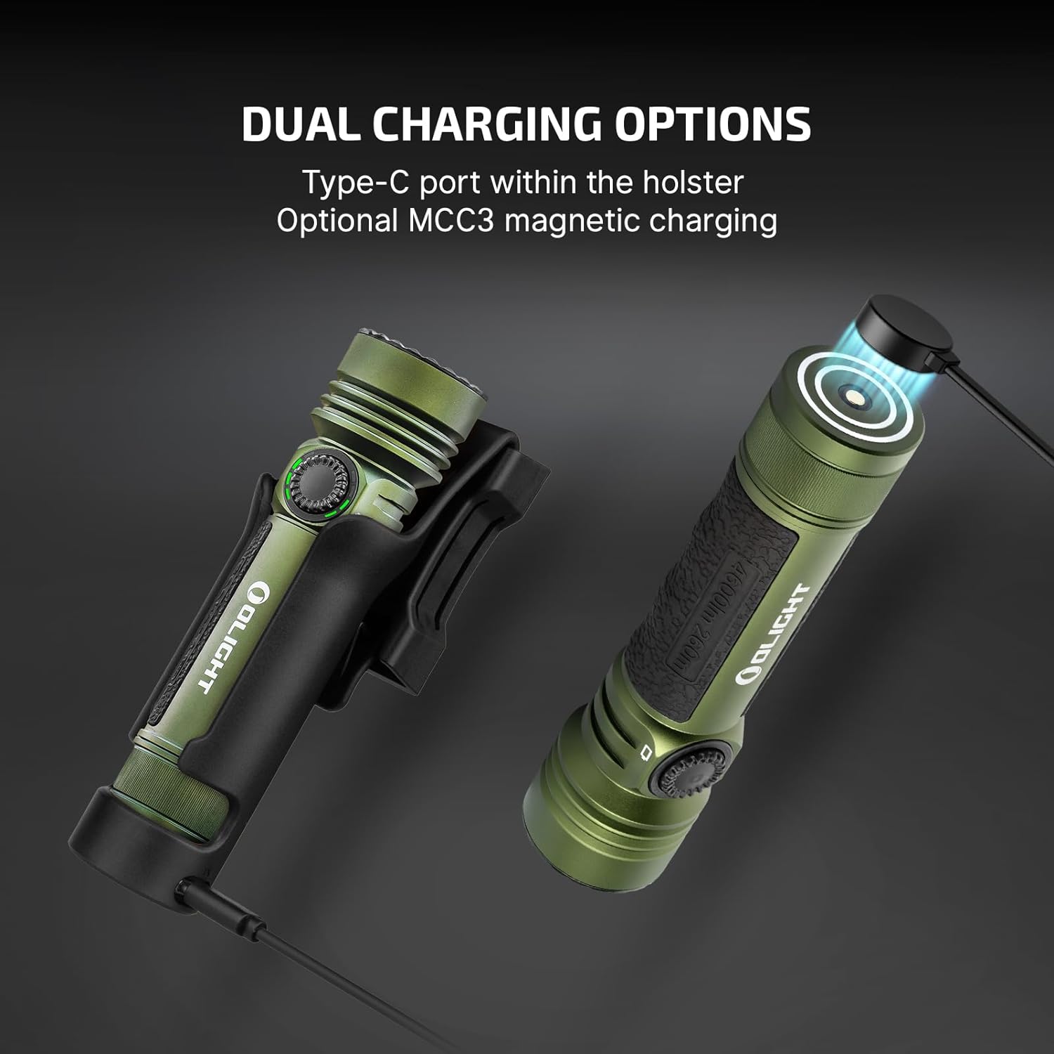 Seeker 4 Pro CW 4600 Lumens LED Rechargeable Flashlight, Black