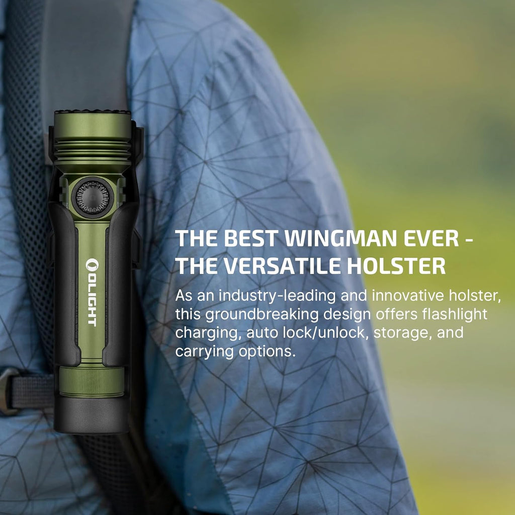 Seeker 4 Pro CW 4600 Lumens LED Rechargeable Flashlight, Black