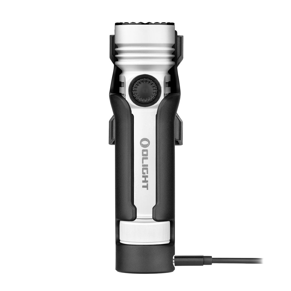 Seeker 4 Pro CW 4600 Lumens LED Rechargeable Flashlight, Black