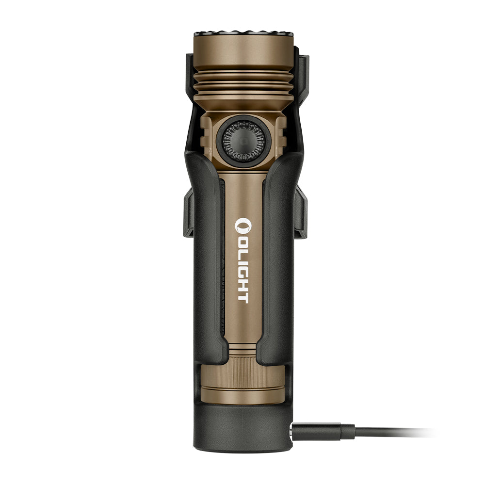 Seeker 4 Pro CW 4600 Lumens LED Rechargeable Flashlight, Black