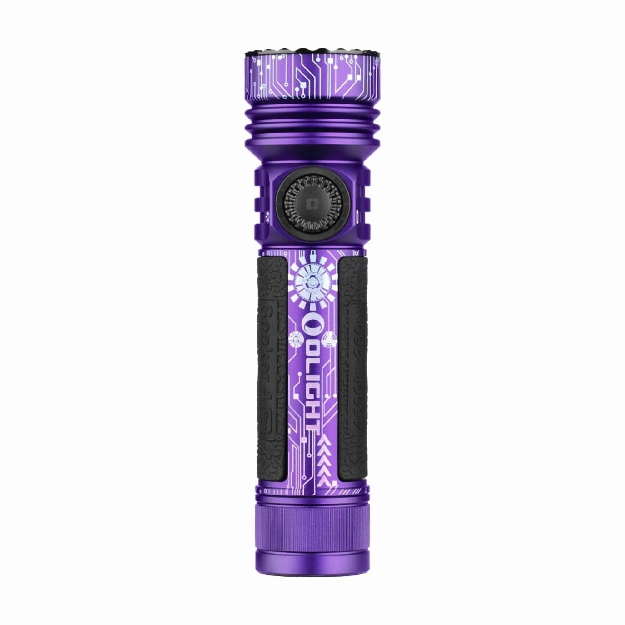 Seeker 4 Pro CW 4600 Lumens LED Rechargeable Flashlight, Black