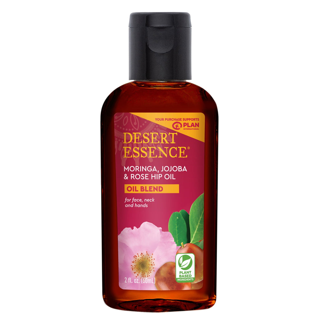 Moringa, Jojoba &amp; Rose Hip Oil, 2 fl oz (60 ml)