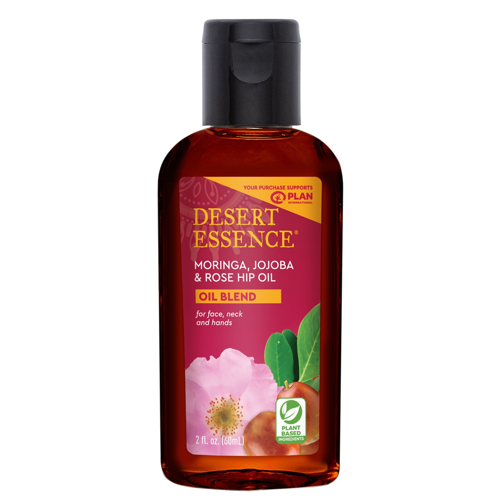 Moringa, Jojoba &amp; Rose Hip Oil, 2 fl oz (60 ml)