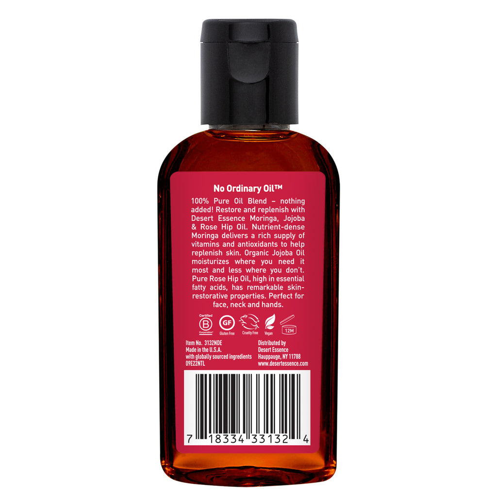 Moringa, Jojoba &amp; Rose Hip Oil, 2 fl oz (60 ml)