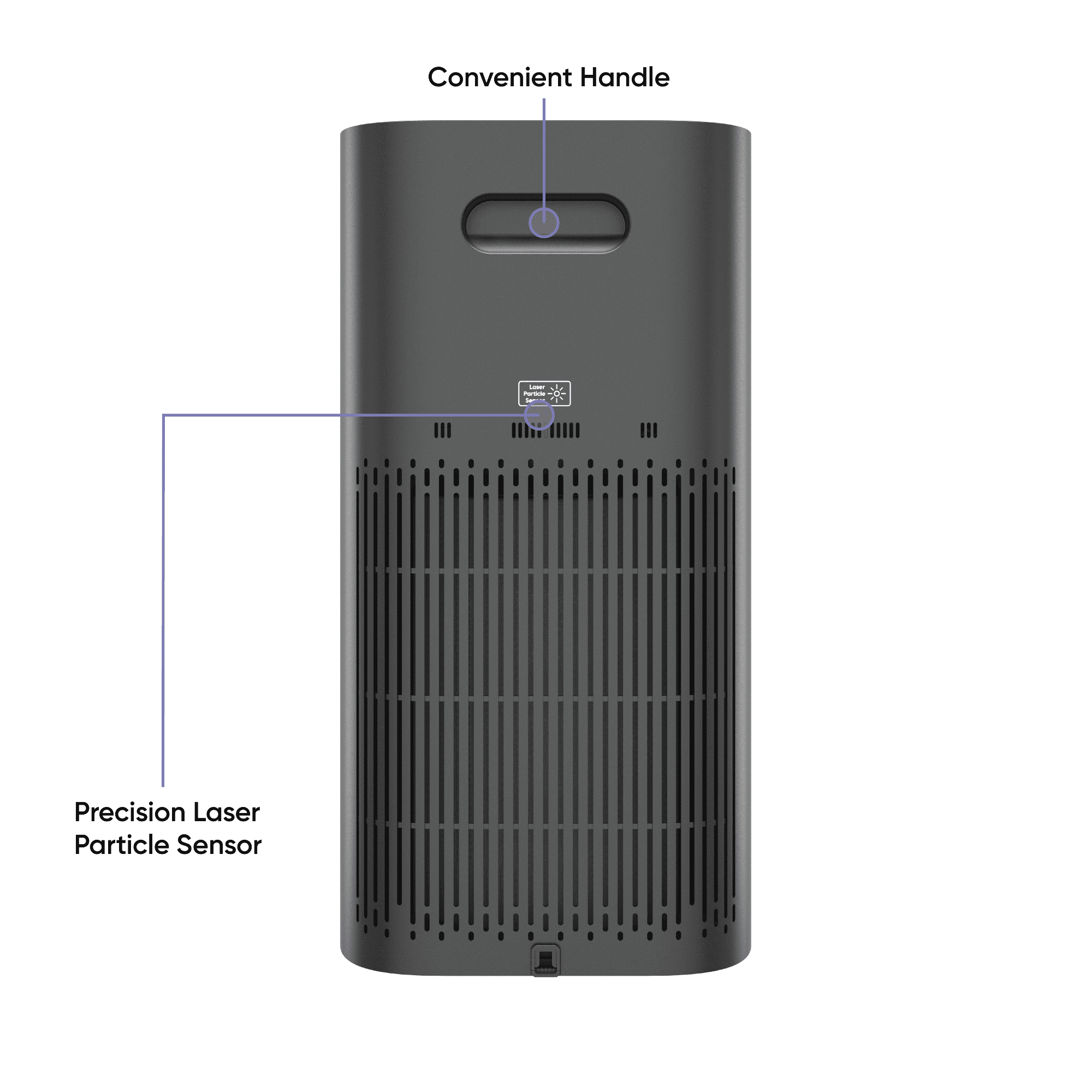 Air Purifier Allergen Filter Standard WSAPUR - Black