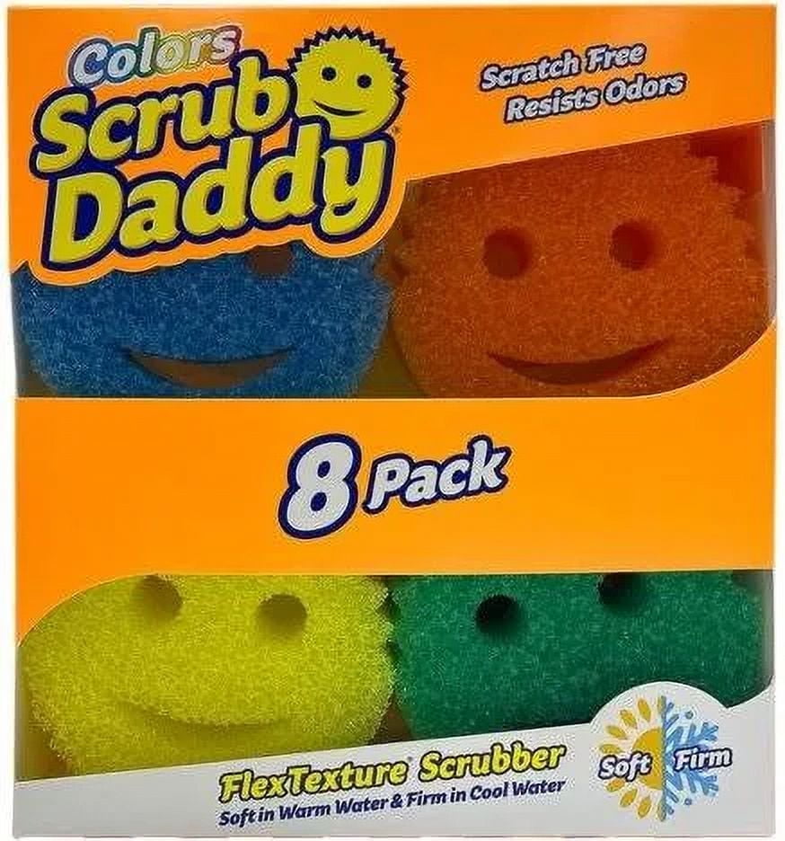 Colors 8 Pack Assorted Colors Scratch-Free Multipurpose Sponge BPA Free &amp; Made with Polymer Foam - Stain &amp; Odor Resistant Kitchen Dish Sponge
