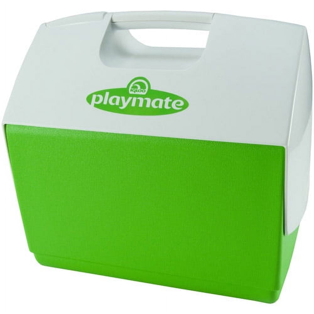 Playmate Elite 16 Qt Hard-Sided Cooler with Molded-In Handle, Green