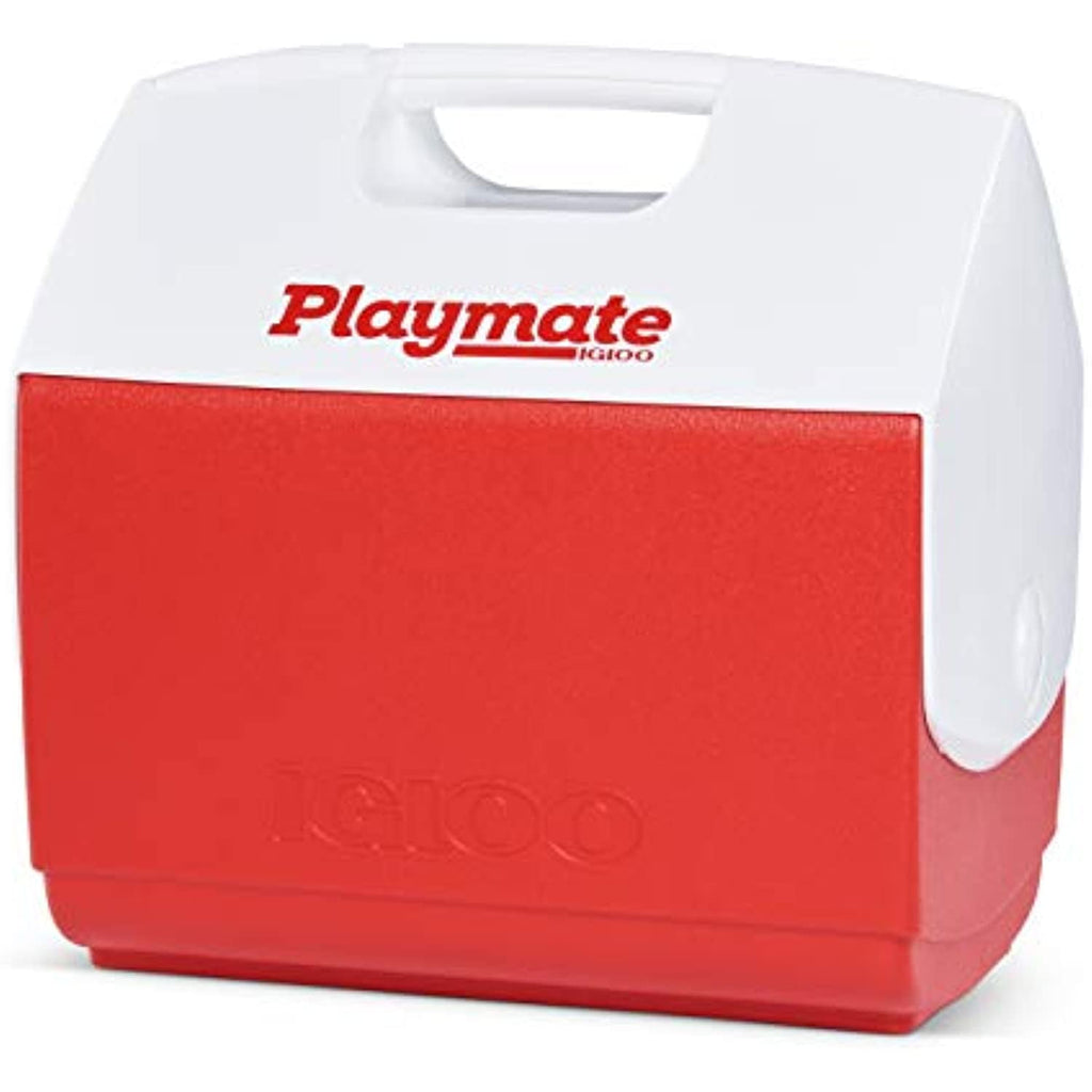 Red/White, Playmate Pal 7 Quart Personal Sized Cooler, 11.75 x 8.25 x 12-Inch, 7 Qt