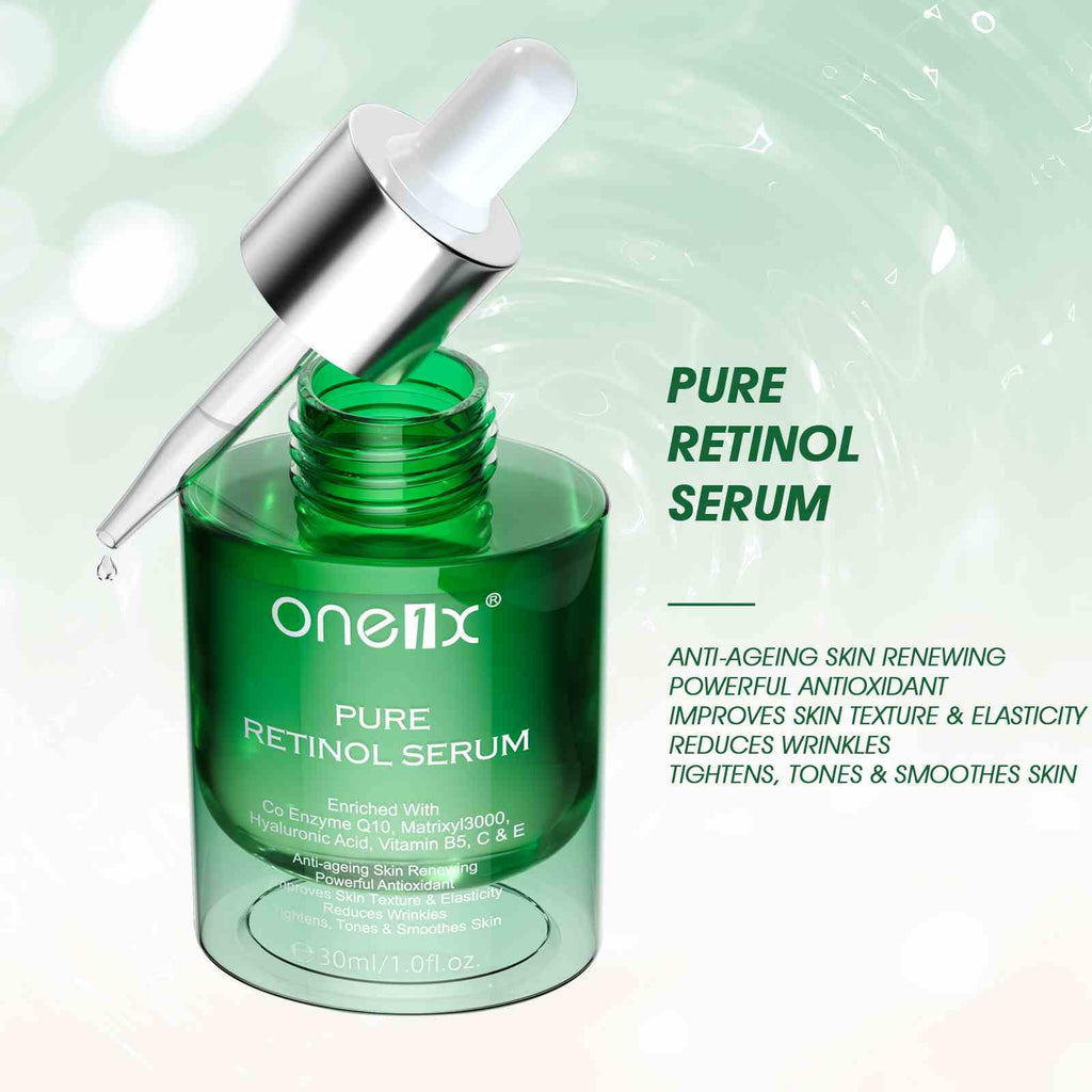 (2 Pack) One1X Retino Serum Essence for and Tightening Skin Day Night Moisturizer for