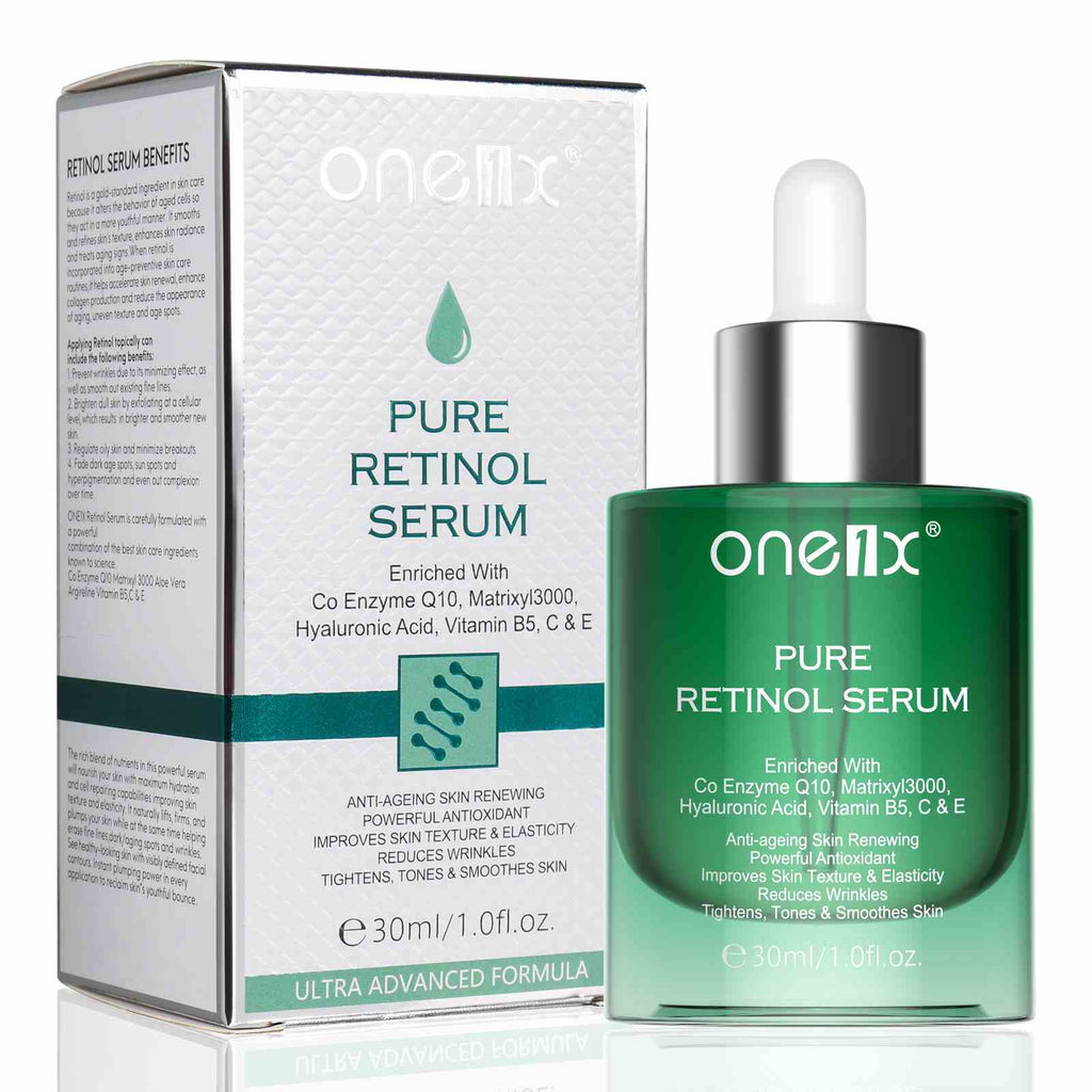 (2 Pack) One1X Retino Serum Essence for and Tightening Skin Day Night Moisturizer for