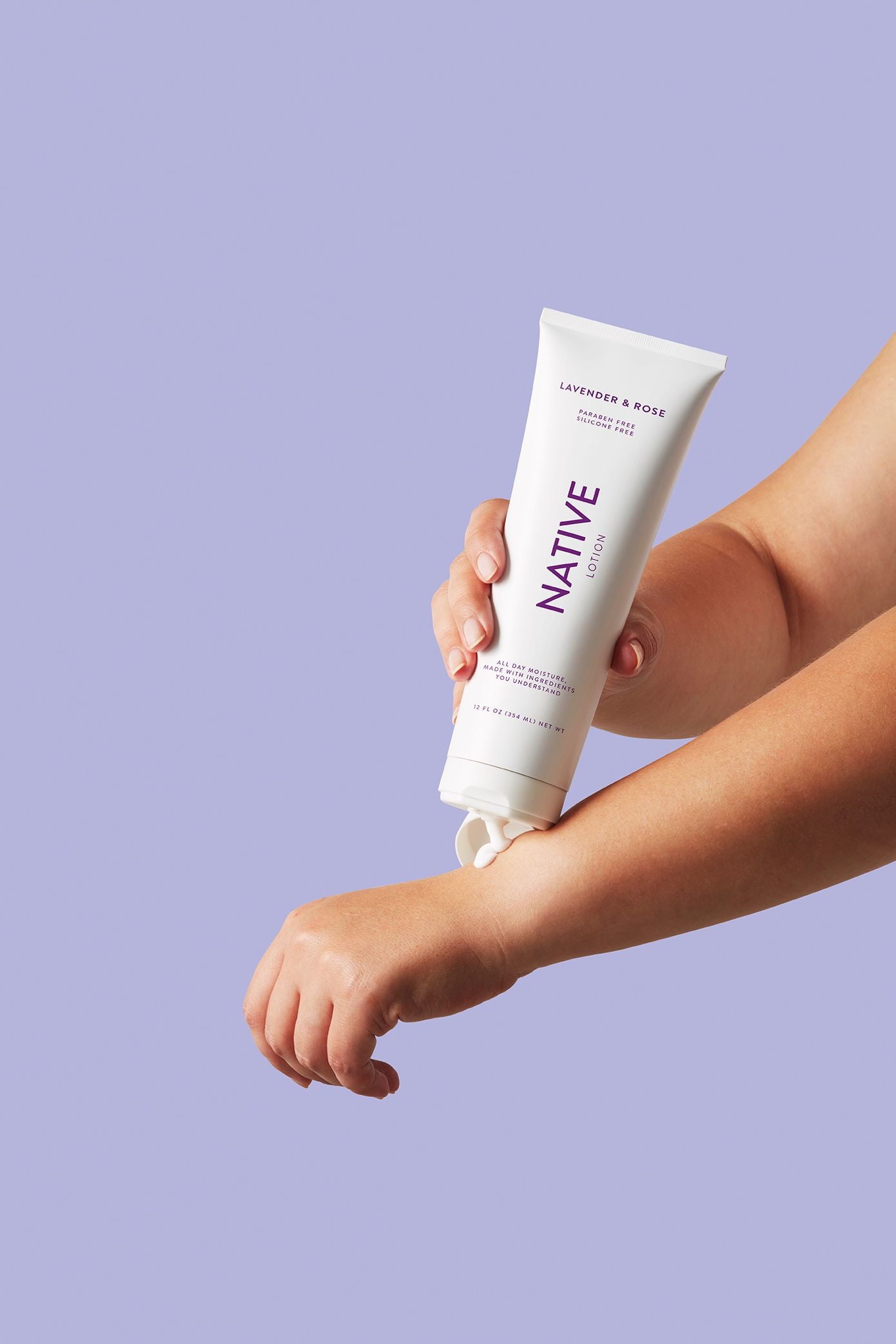 All Day Moisture Lotion for, Lavender &amp; Rose Scent - 12 fl oz