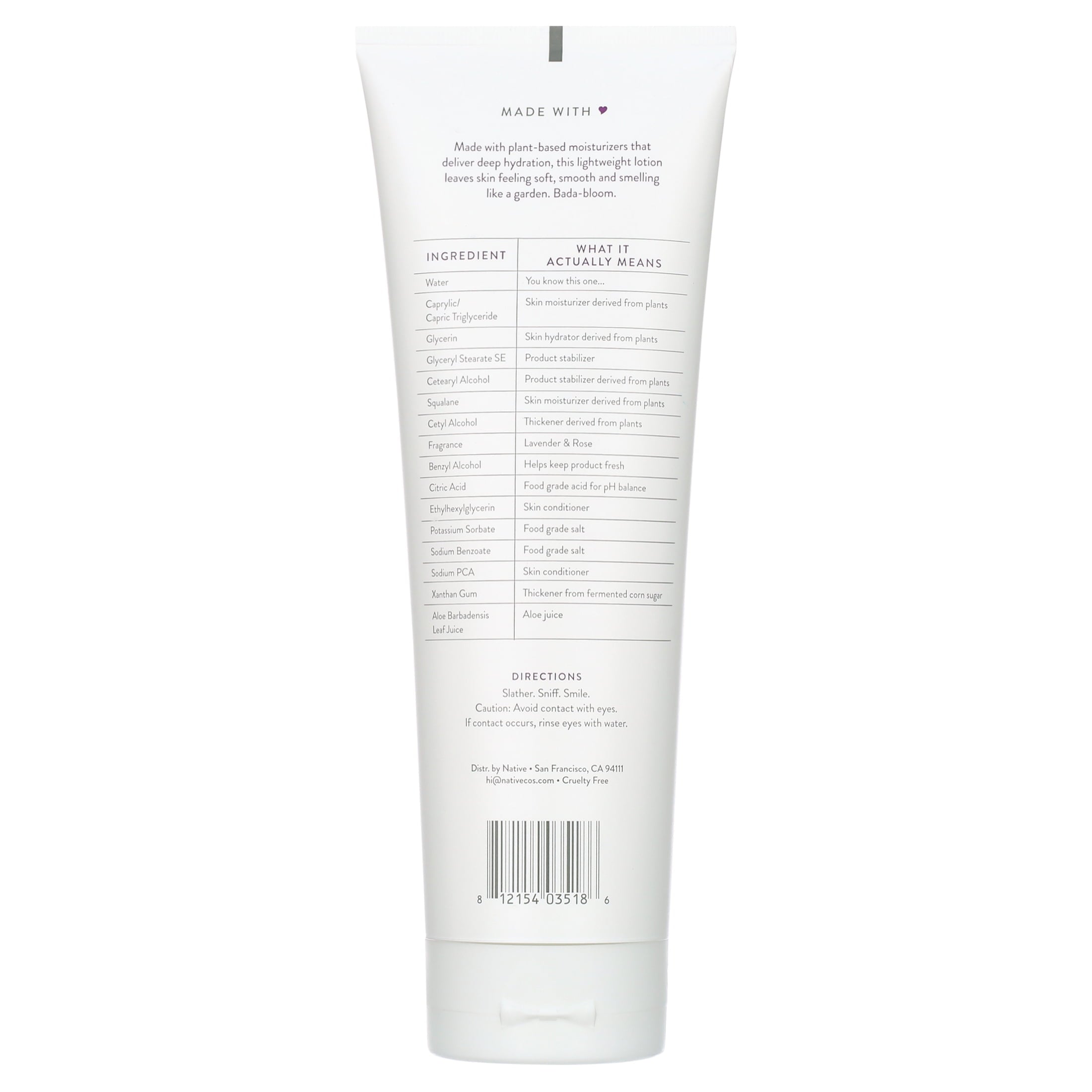 All Day Moisture Lotion for, Lavender &amp; Rose Scent - 12 fl oz