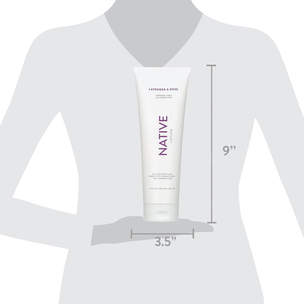 All Day Moisture Lotion for, Lavender &amp; Rose Scent - 12 fl oz