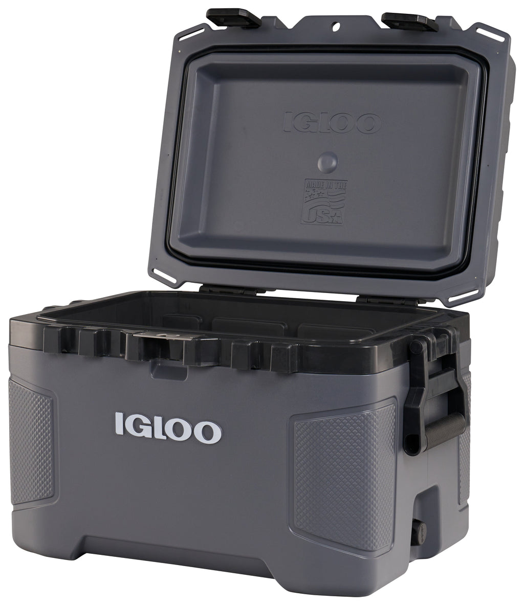 50 qt Hard Sided Thermocooler, Carbonite Gray