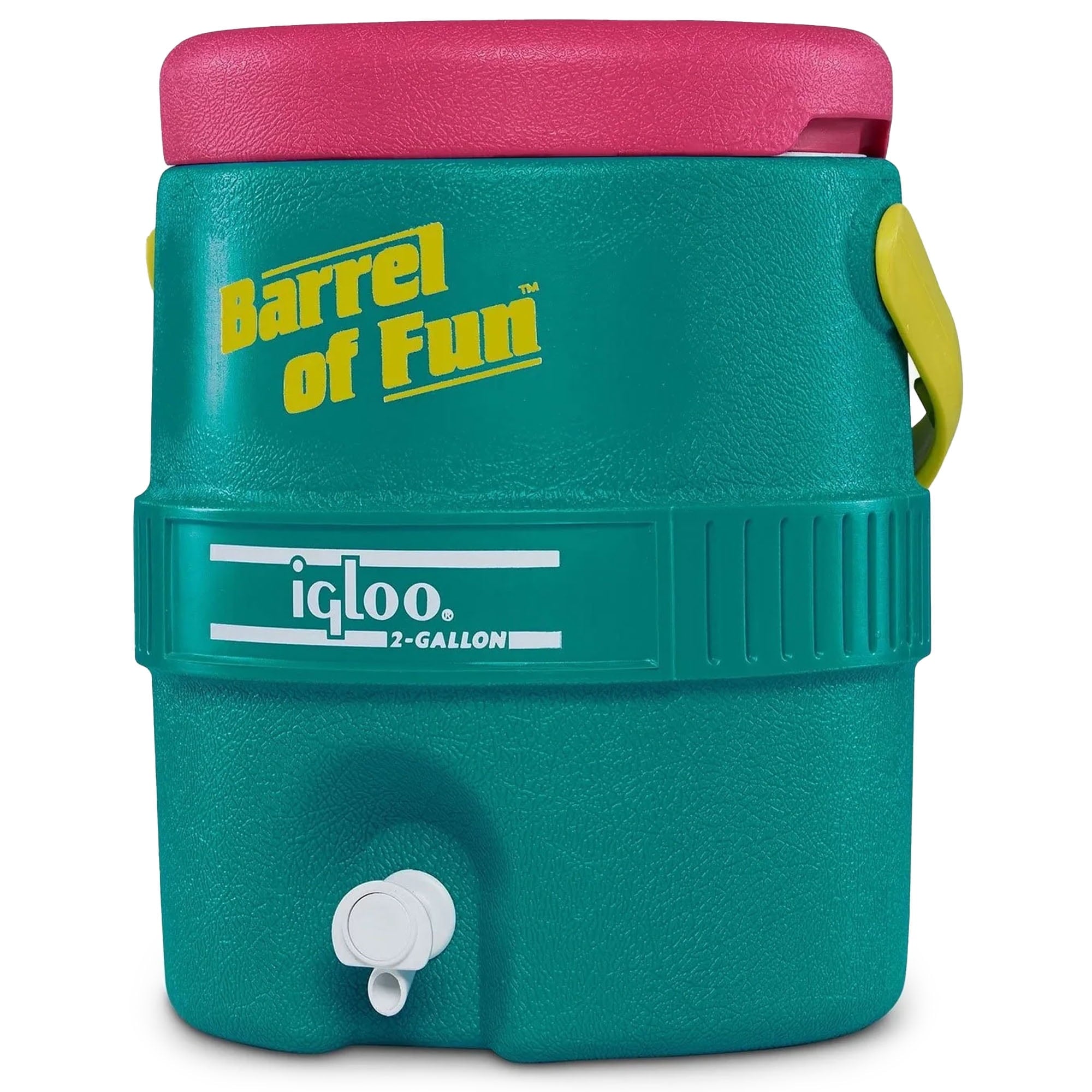 Igloo 2 GAL Retro Barrel of Fun Jug - Jade