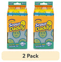 (2 pack) Scrub Daddy Scour Daddy Non-Scratch Scour Pads, 3 Count