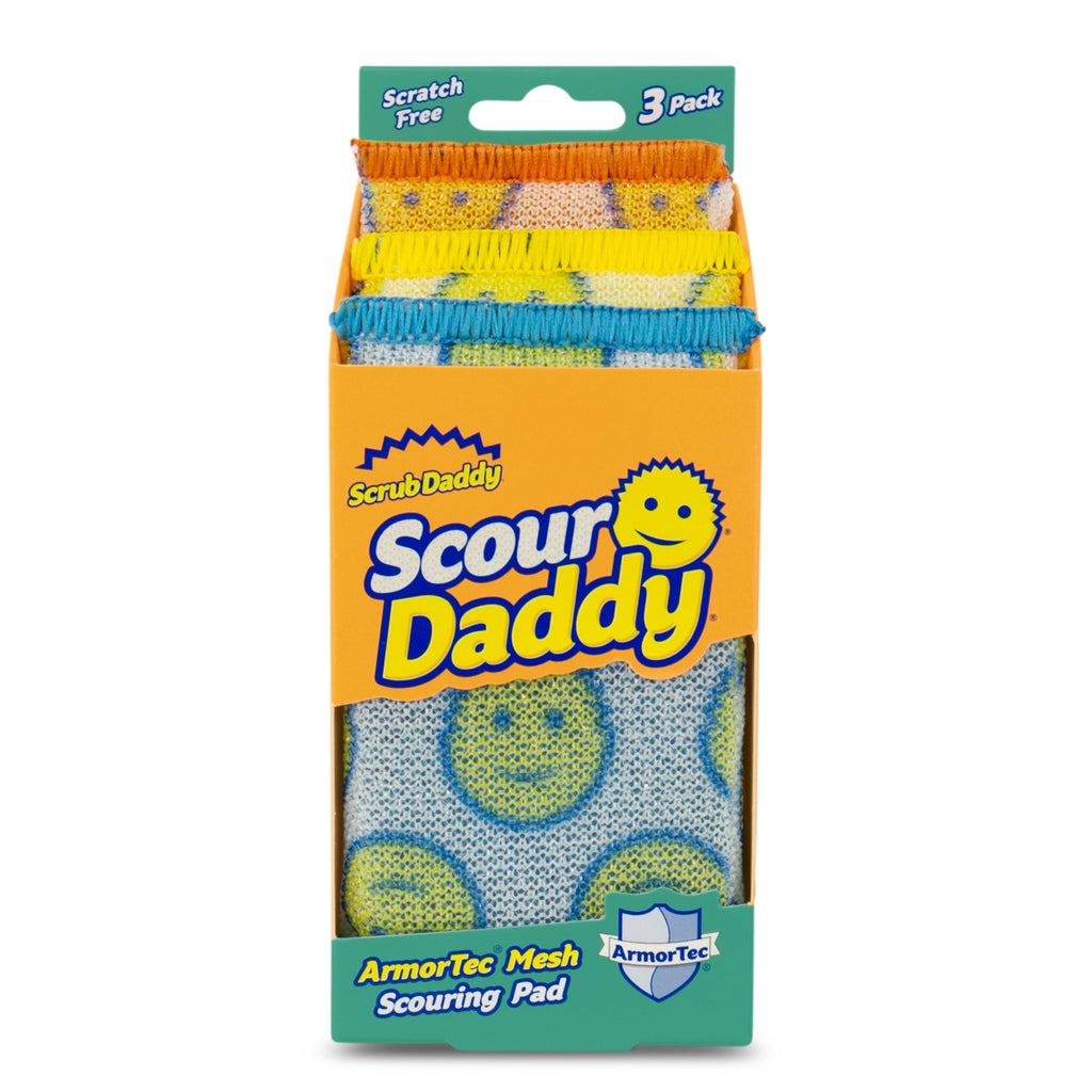 (2 pack) Scrub Daddy Scour Daddy Non-Scratch Scour Pads, 3 Count