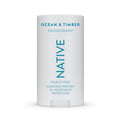 Aluminum Free Deodorant For Men, 72 Hour Solid Deodorant Stick, Ocean &amp; Timber, 3.1oz