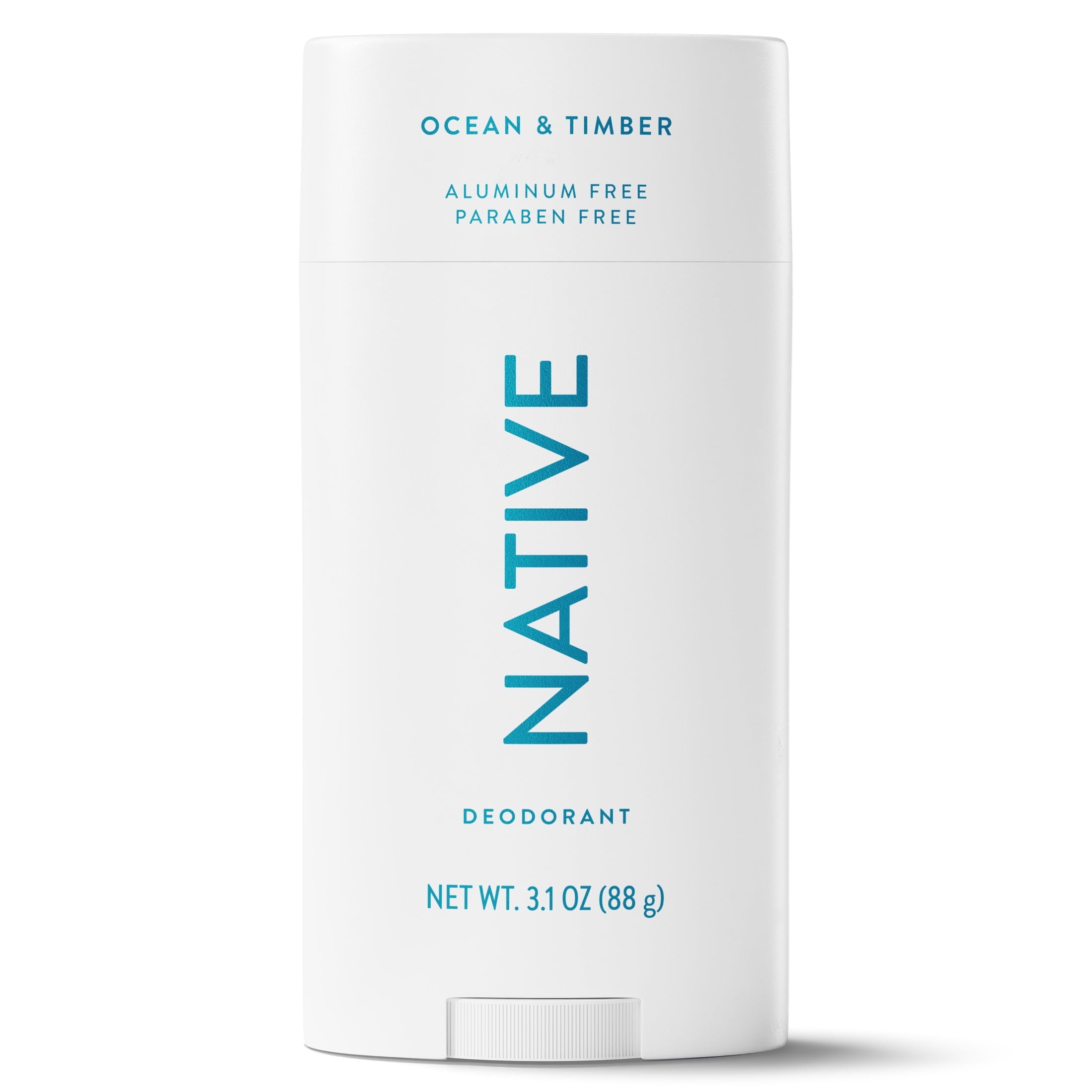 Aluminum Free Deodorant For Men, 72 Hour Solid Deodorant Stick, Ocean &amp; Timber, 3.1oz