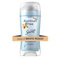 Aluminum Free Women's Deodorant Solid, White Peach, 2.4 oz