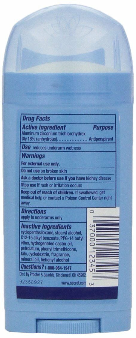 Invisible Solid Antiperspirant Deodorant, Shower Fresh, 2.6 oz