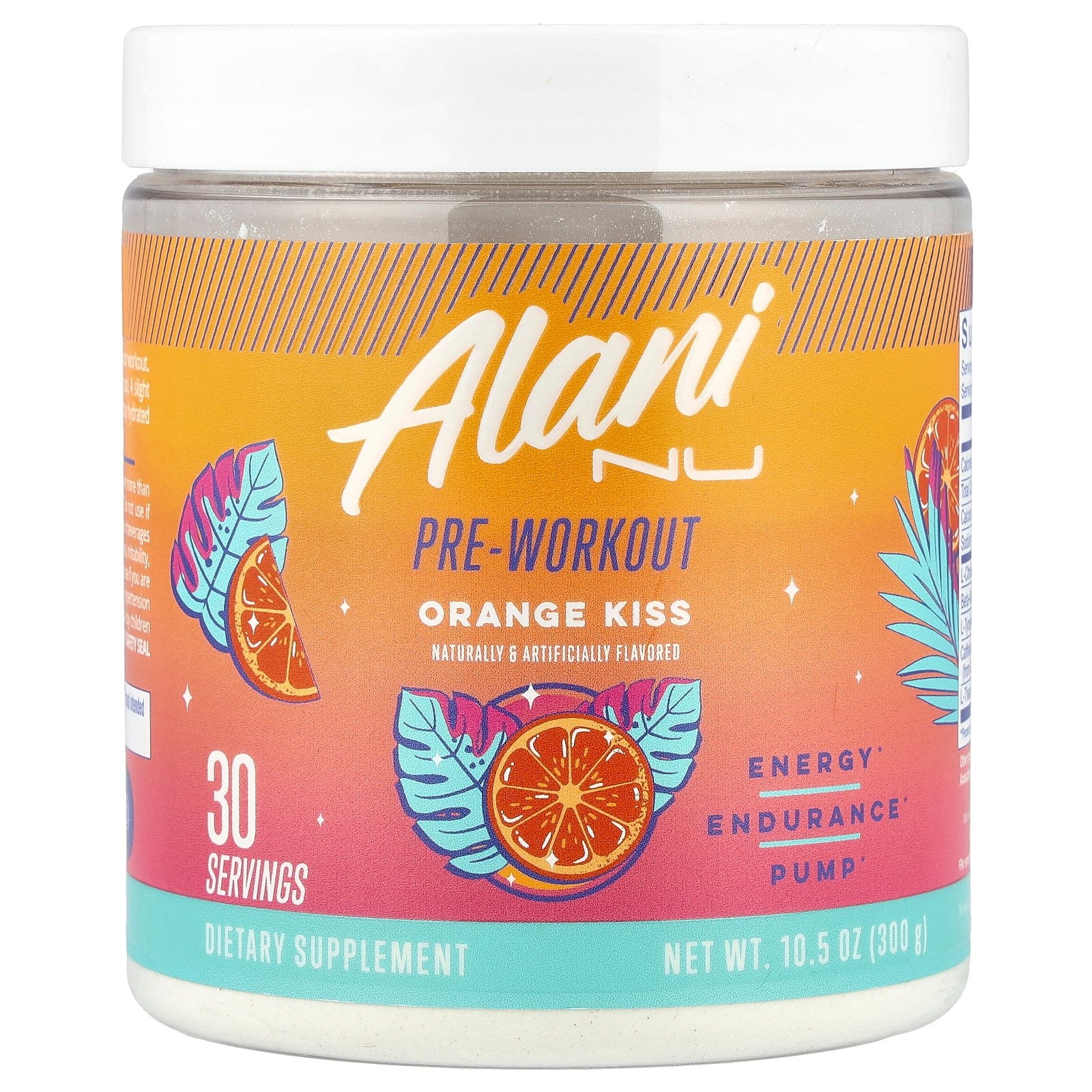 Pre-Workout, Orange Kiss, 10.5 oz (300 g)