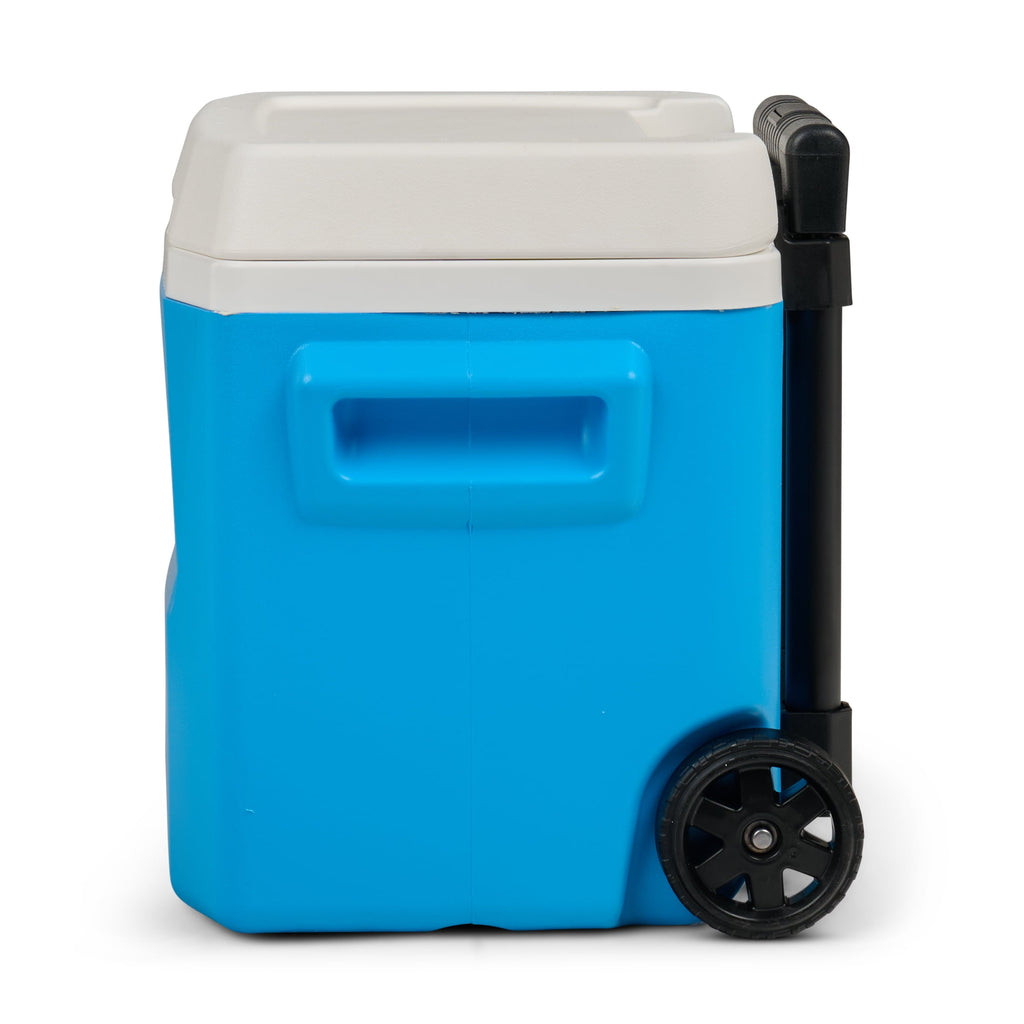 16 QT Laguna Hard Sided Ice Chest Cooler with Wheels, Aqua Blue