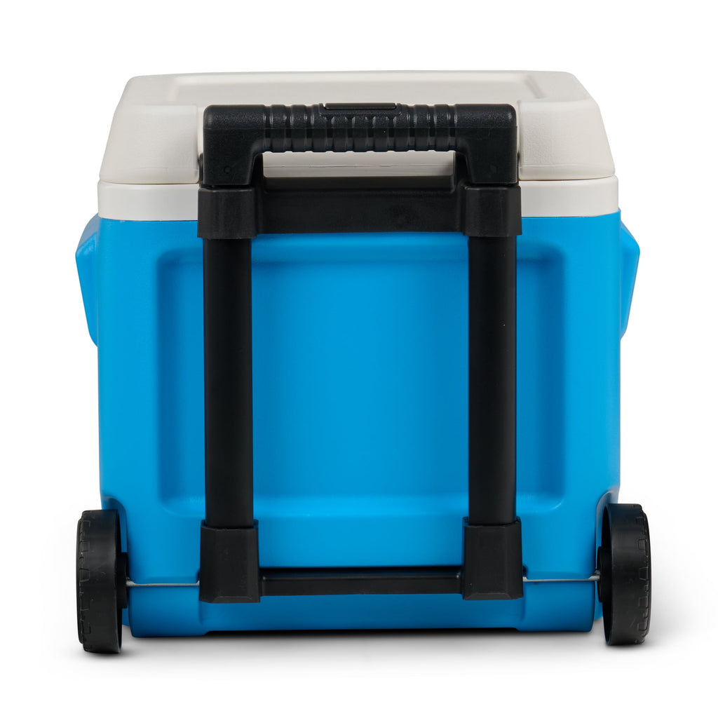 16 QT Laguna Hard Sided Ice Chest Cooler with Wheels, Aqua Blue