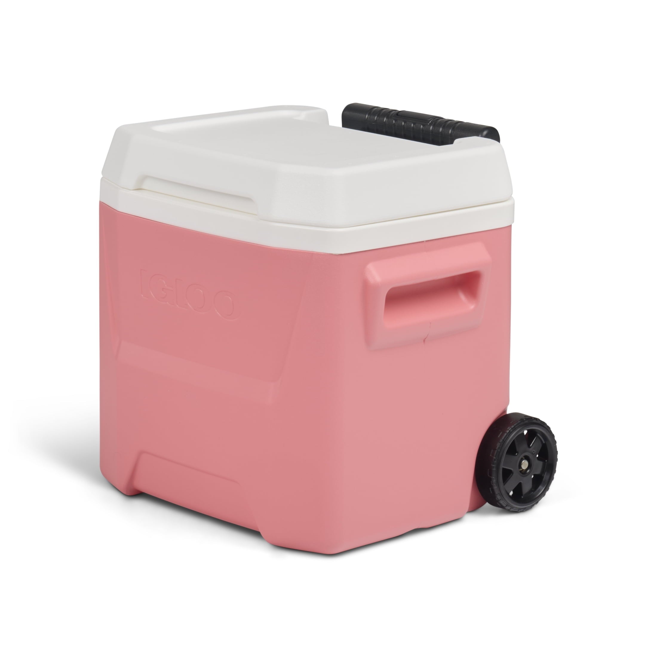 16 QT Laguna Hard Sided Ice Chest Cooler with Wheels, Aqua Blue