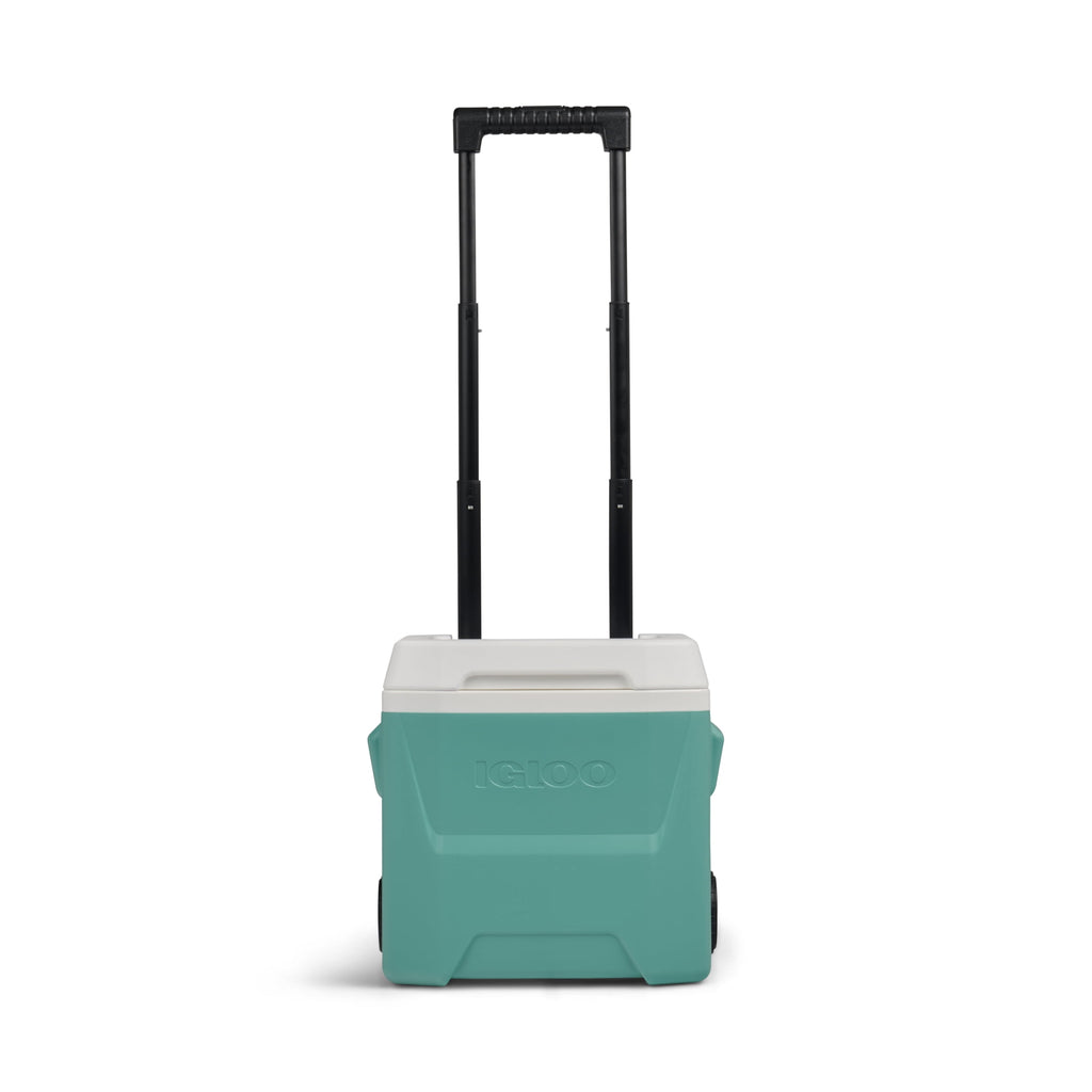 16 QT Laguna Hard Sided Ice Chest Cooler with Wheels, Aqua Blue