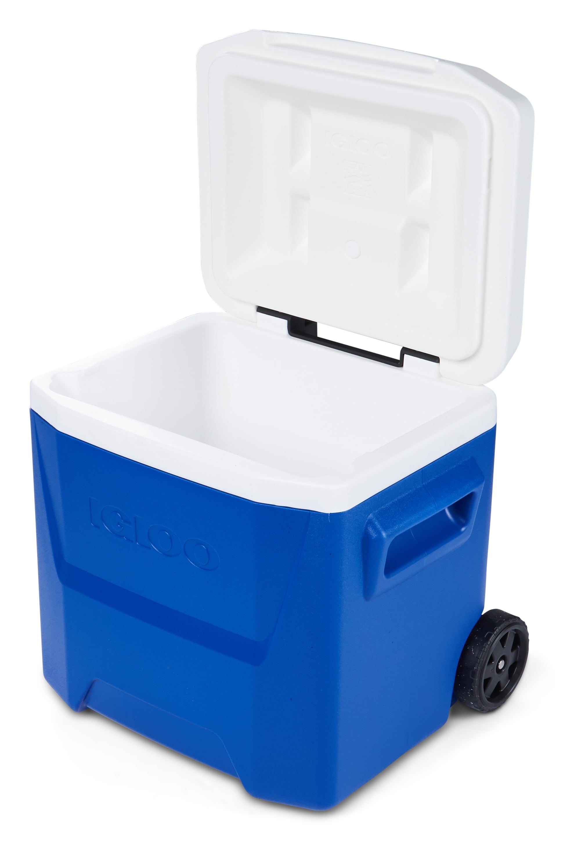 16 QT Laguna Hard Sided Ice Chest Cooler with Wheels, Aqua Blue