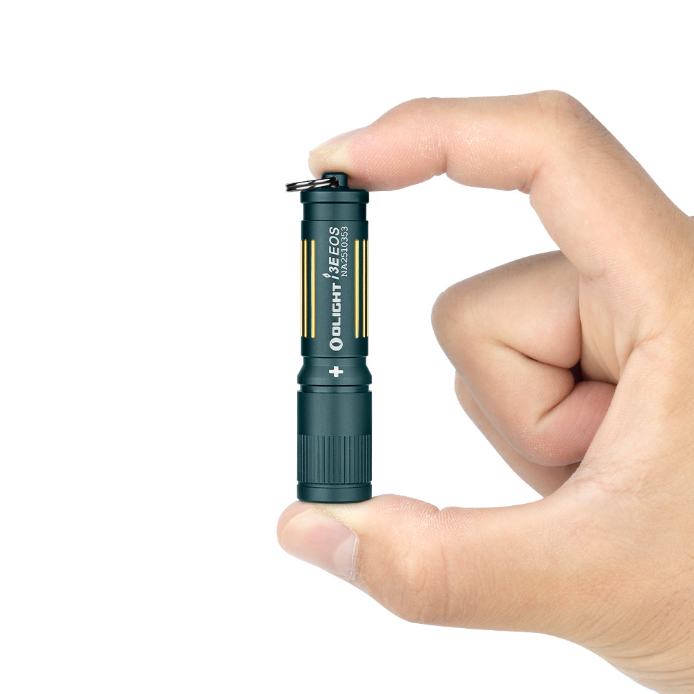 i3E EOS PMMA TIR Lens AAA EDC Flashlight 90 Lumens Compact Keychain Flash Light for Night, Camping (Nocturnal Sentinel)