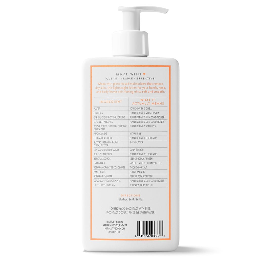 Lotion Sweet Peach &amp; Nectar, 16.5oz