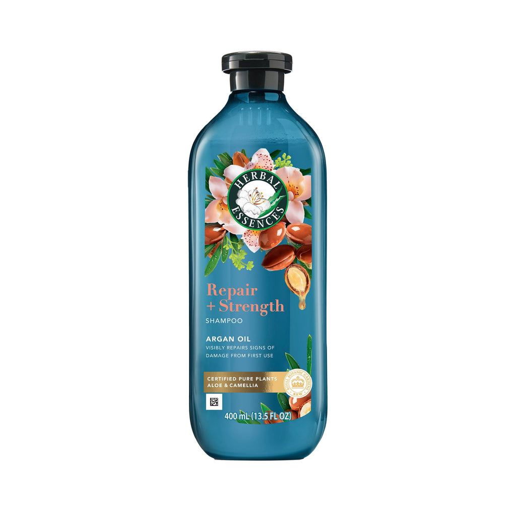 Repair + Strength Argan Oil Shampoo, Paraben-Free, 13.5 fl oz