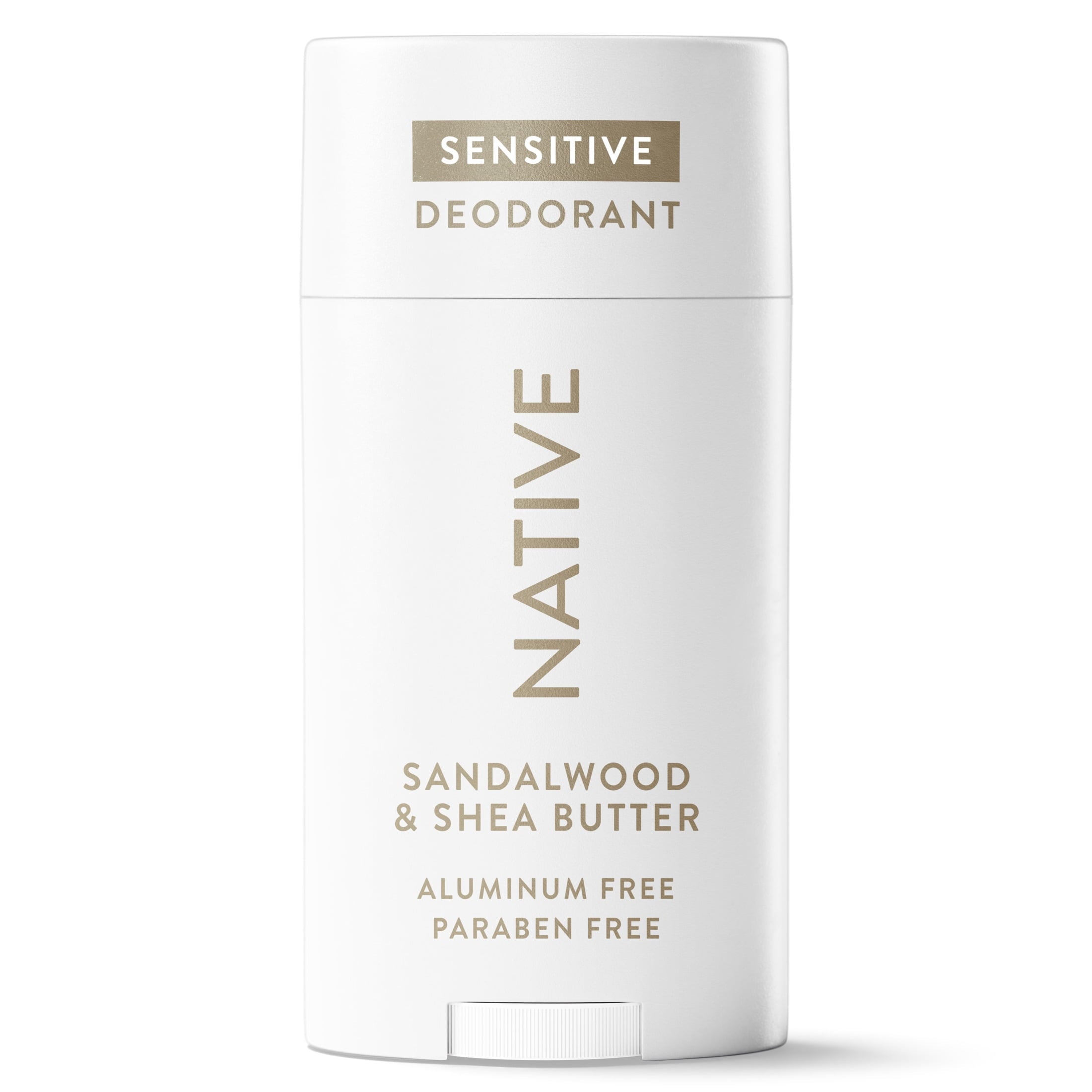 Sensitive Deodorant For Men, Aluminum Free Deodorant Stick, Sandalwood &amp; Shea Butter, 2.65oz
