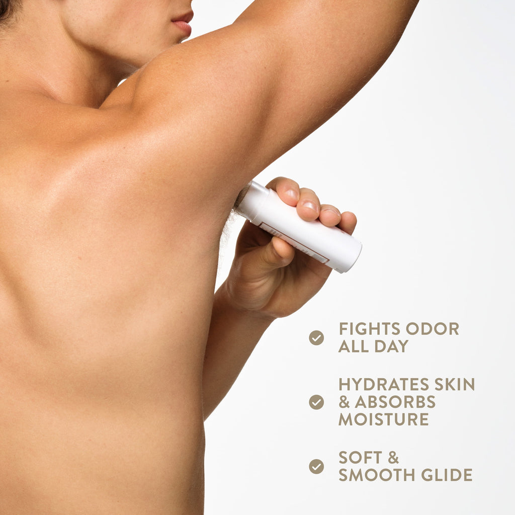 Sensitive Deodorant For Men, Aluminum Free Deodorant Stick, Sandalwood &amp; Shea Butter, 2.65oz